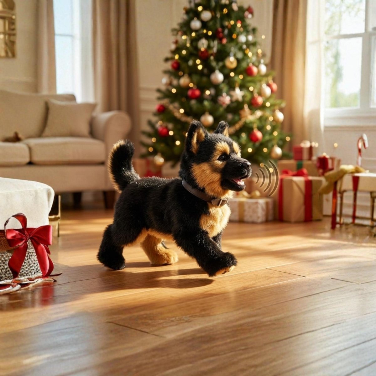 Interactive Realistic Robot Puppy – Lifelike Walking, Barking & Electronic Dog Toy