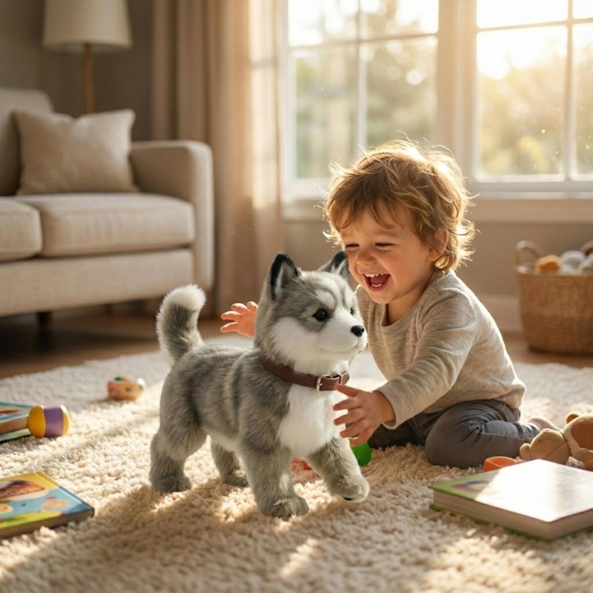 Realistic Robot Puppy Interactive Toy - Lifelike Walking & Barking