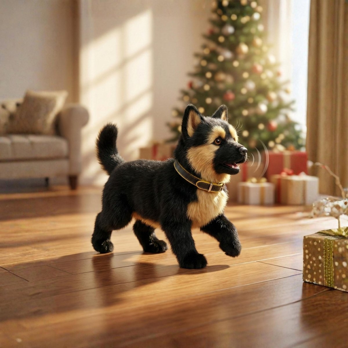 Interactive Realistic Robot Puppy – Lifelike Walking, Barking & Electronic Dog Toy