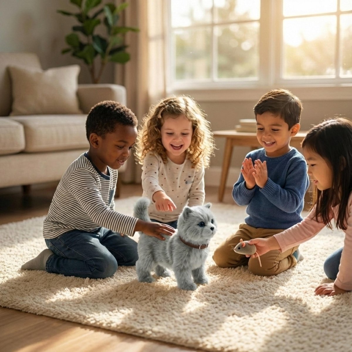 Cucciolo Robotico AI Ultra-Realistico - Compagno Animale Domestico con Movimenti Naturali