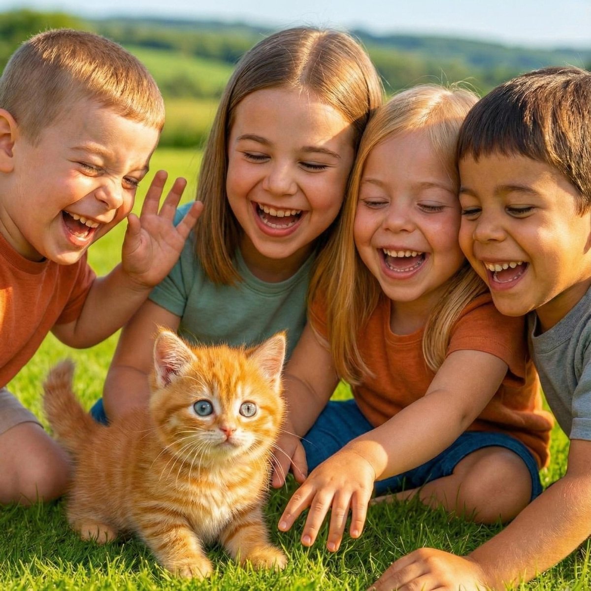 Realistisches Interaktives Roboter-Kätzchen Rot-Getigert – Laufendes & Miauendes Elektronisches Haustier