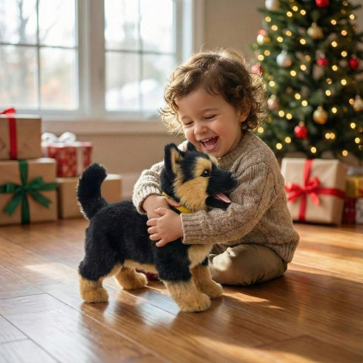 Interactive Realistic Robot Puppy – Lifelike Walking, Barking & Electronic Dog Toy