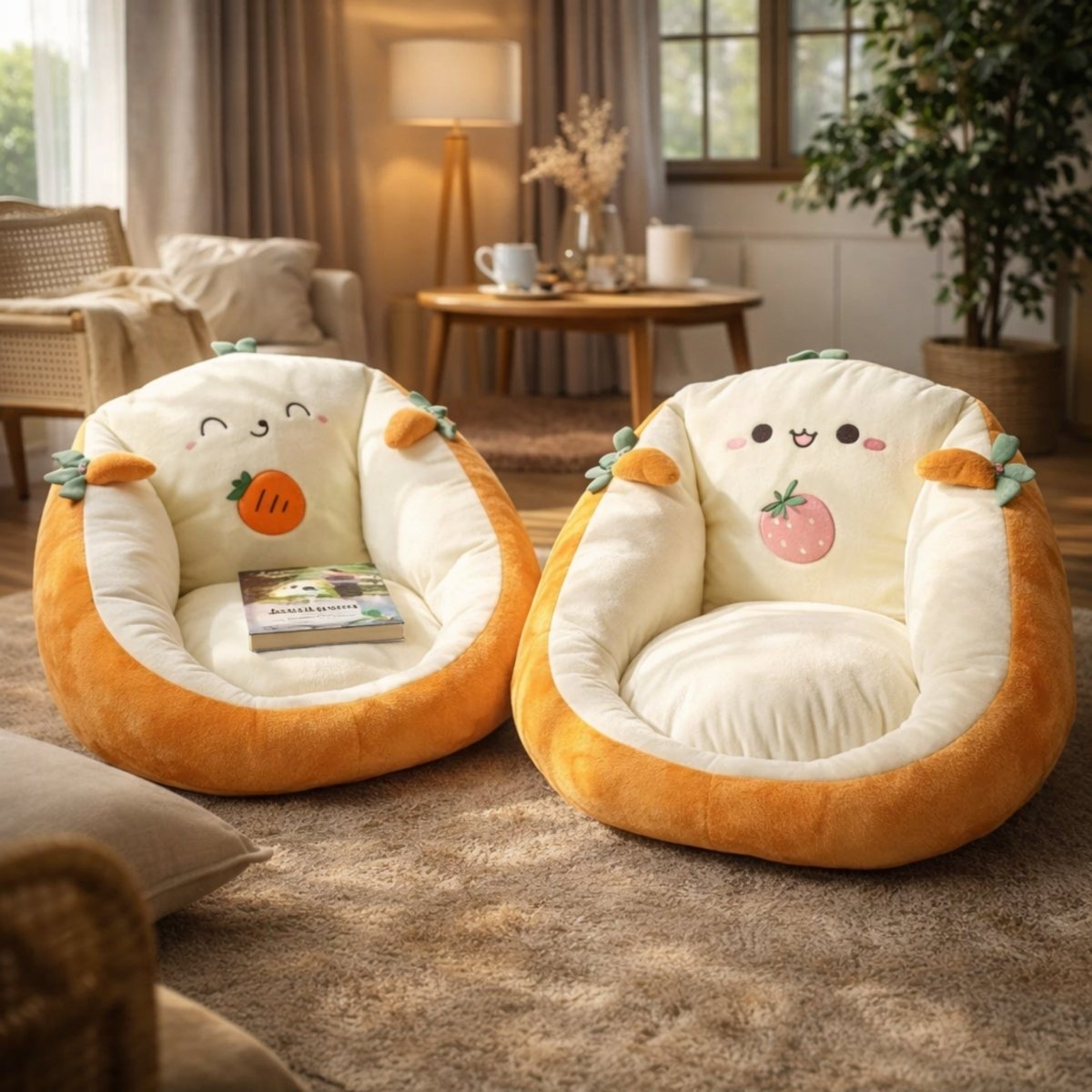 CloudHug Sanctuary | Kawaii Plush Lounge Chair