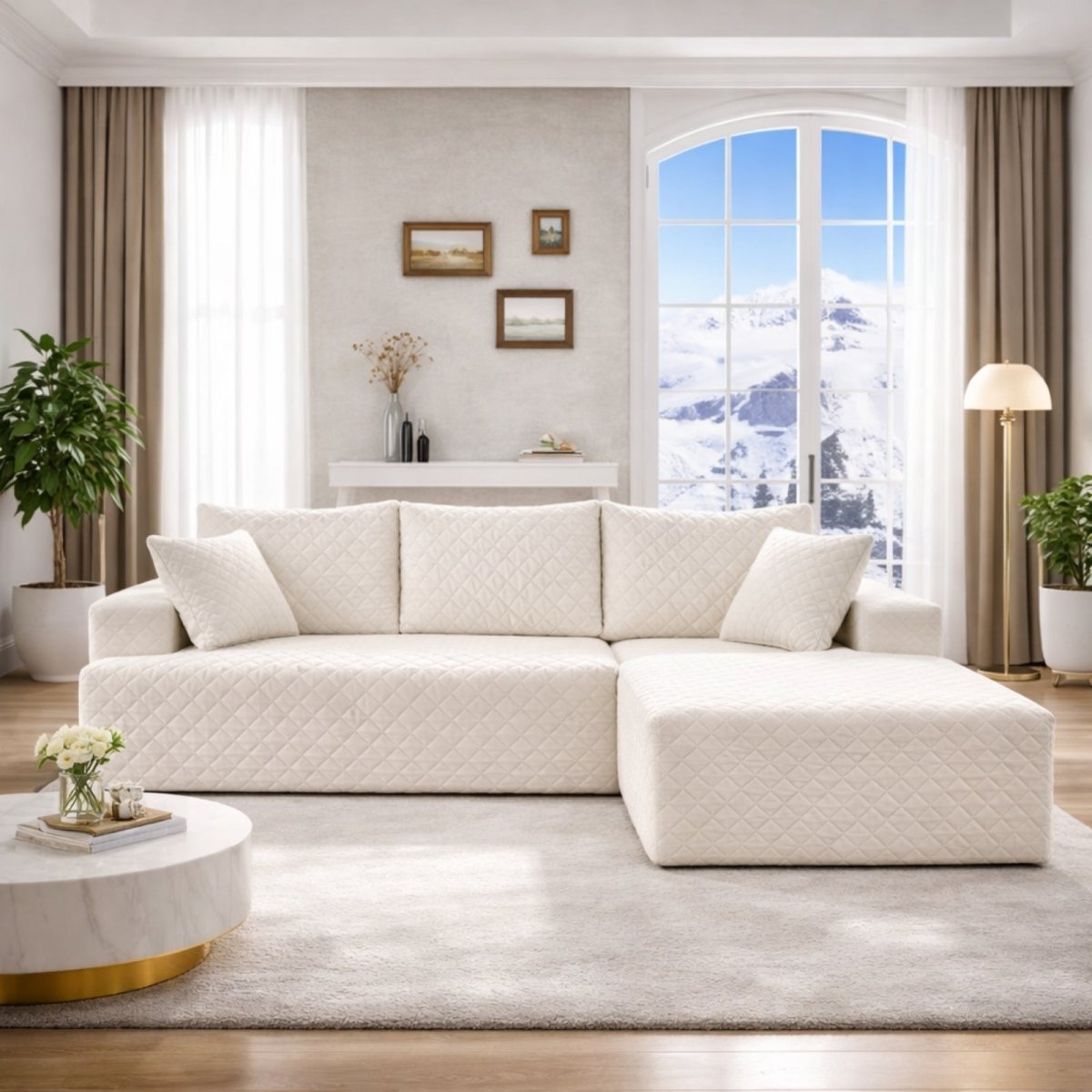 The Altitude Modular | Deep-Seat Cloud Sectional & Ottoman