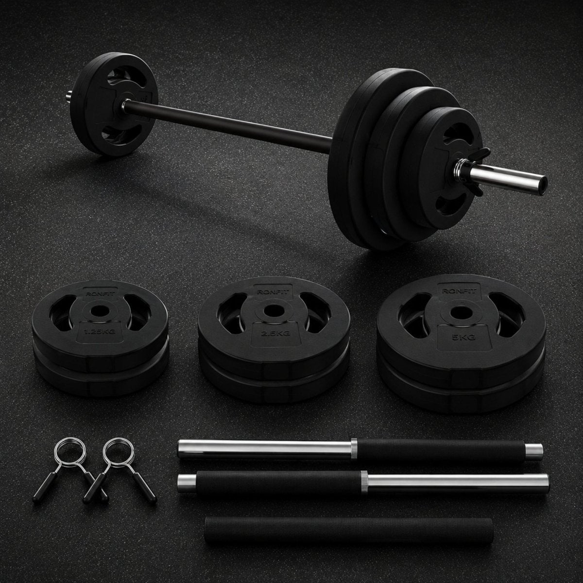 Core Studio Form Barbell | Vibrant Space-Saving Weight Set