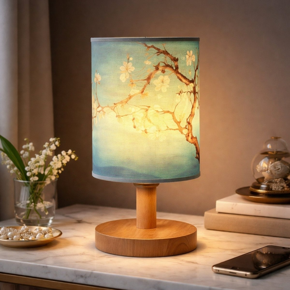 Ebony Sakura Blossom Lamp | Dimmable Ambient Accent Light
