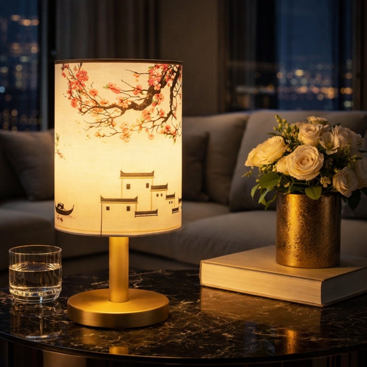 Ebony Sakura Blossom Lamp | Dimmable Ambient Accent Light