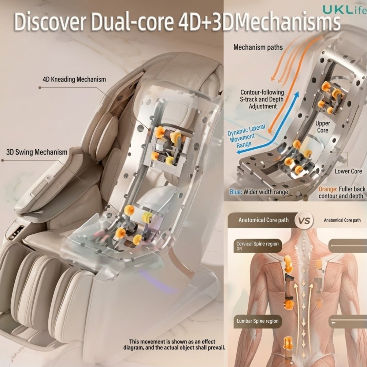 Obsidian Nexus Elysian Sanctuary Chair | Dual-Core 4D Zero Gravity Wellness Recliner