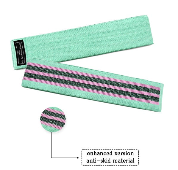 Fabric Resistance Bands for Glutes, Legs & Hips – Non-Slip Workout Bands Set for Squats, Yoga, Pilates, and Home Fitness