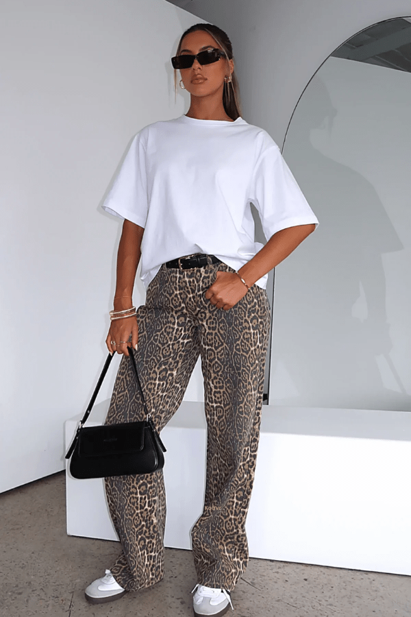 Nola Leopardenjeans