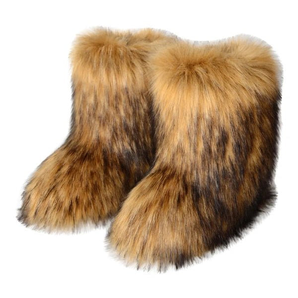 Frosted Fluff Y2K Boots