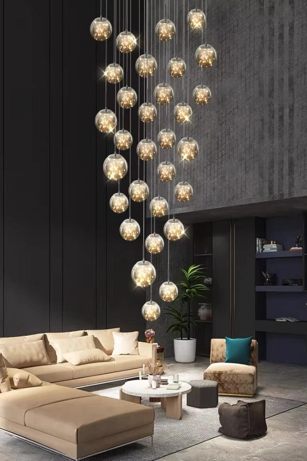 Modern LED Glass Pendant Light