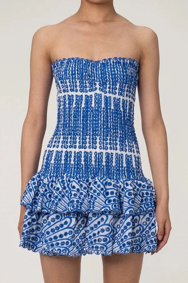 Stacey Strapless Summer Mini Dress