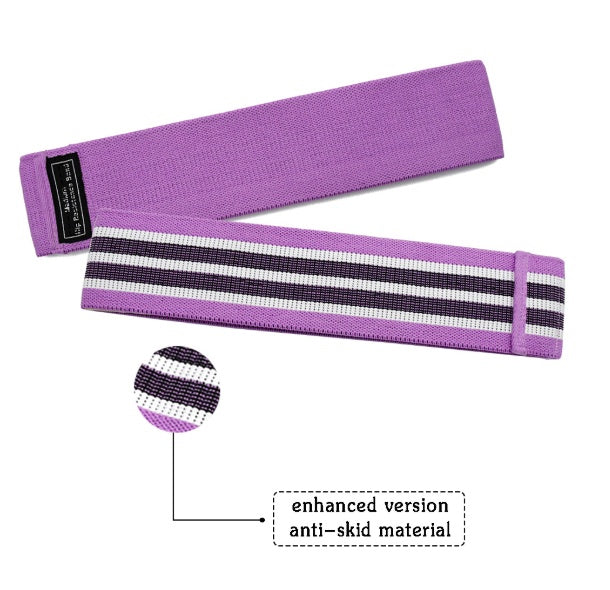 Fabric Resistance Bands for Glutes, Legs & Hips – Non-Slip Workout Bands Set for Squats, Yoga, Pilates, and Home Fitness