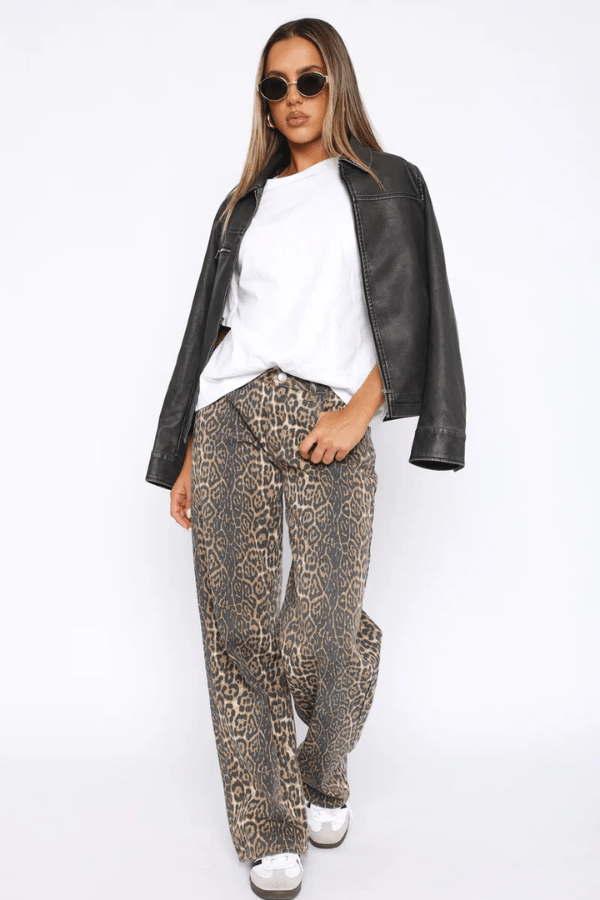Nola Leopardenjeans