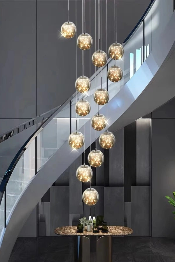 Modern LED Glass Pendant Light