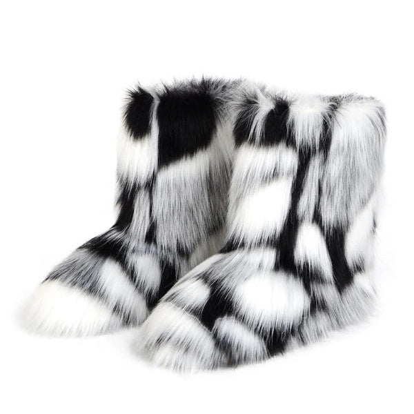 Frosted Fluff Y2K Boots