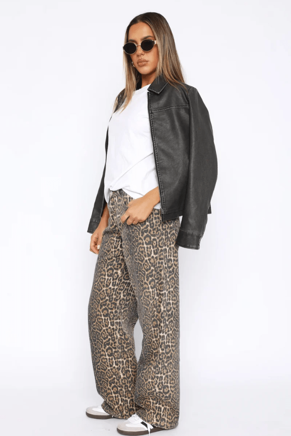 Nola Leopardenjeans