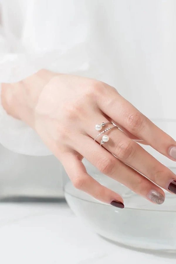 Perlenspiralring
