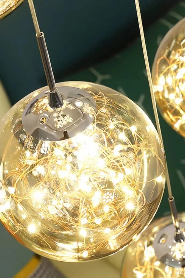 Modern LED Glass Pendant Light