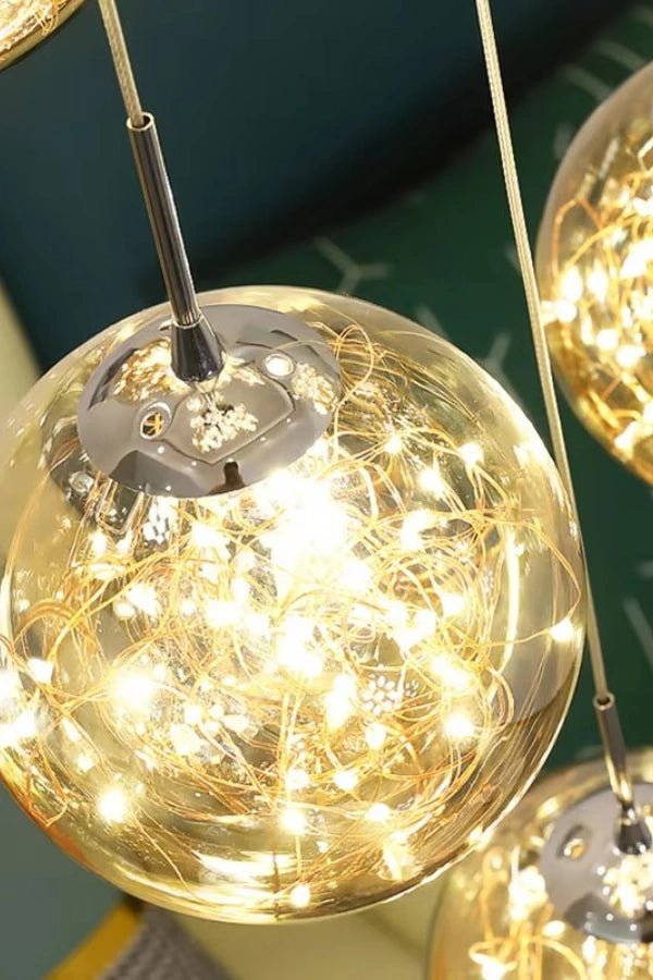 Modern LED Glass Pendant Light