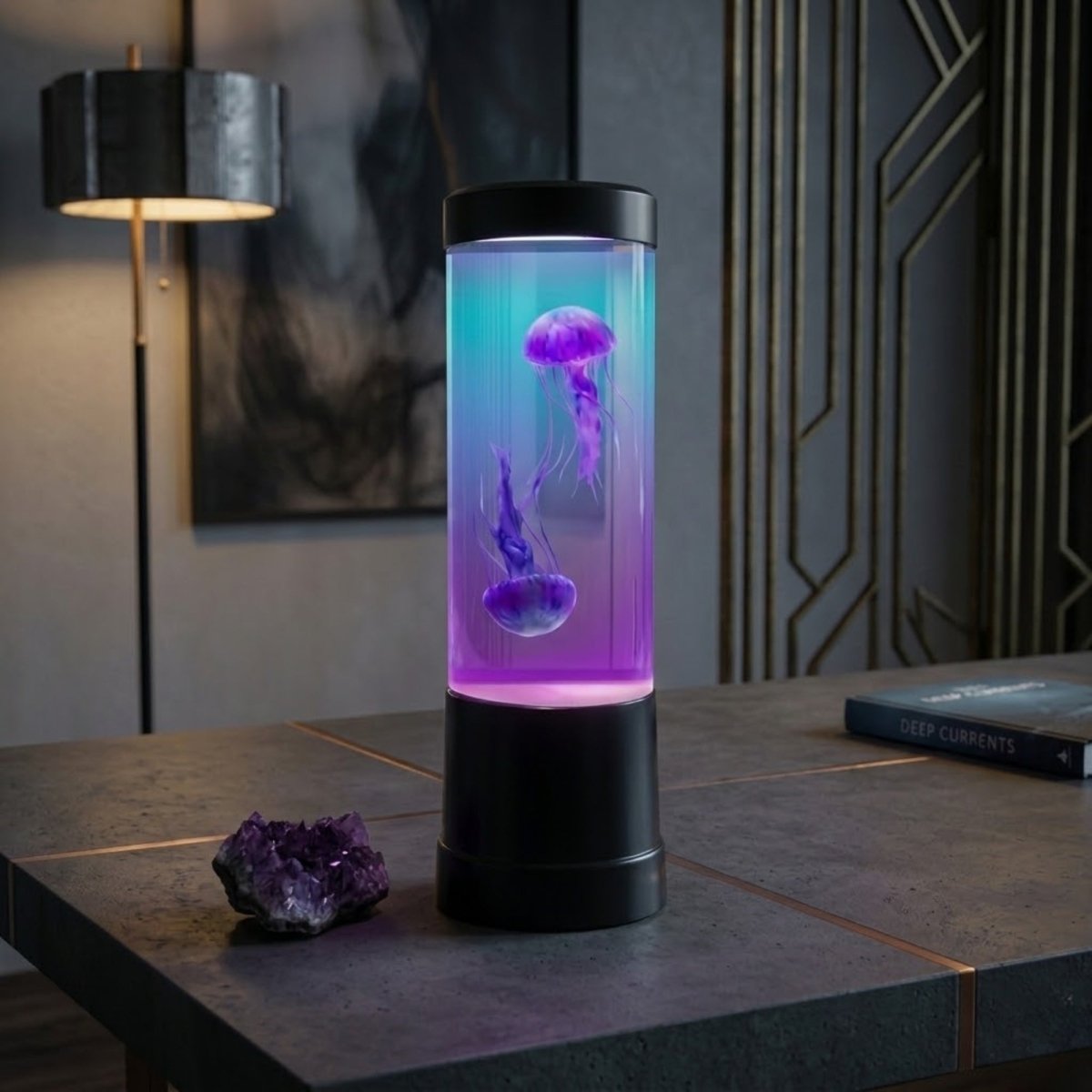 Aurelia Drift | Kinetic Jellyfish Sanctuary Lamp