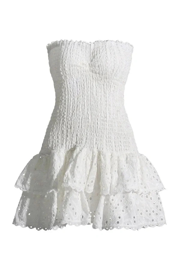 Starla Strapless Summer Mini Dress