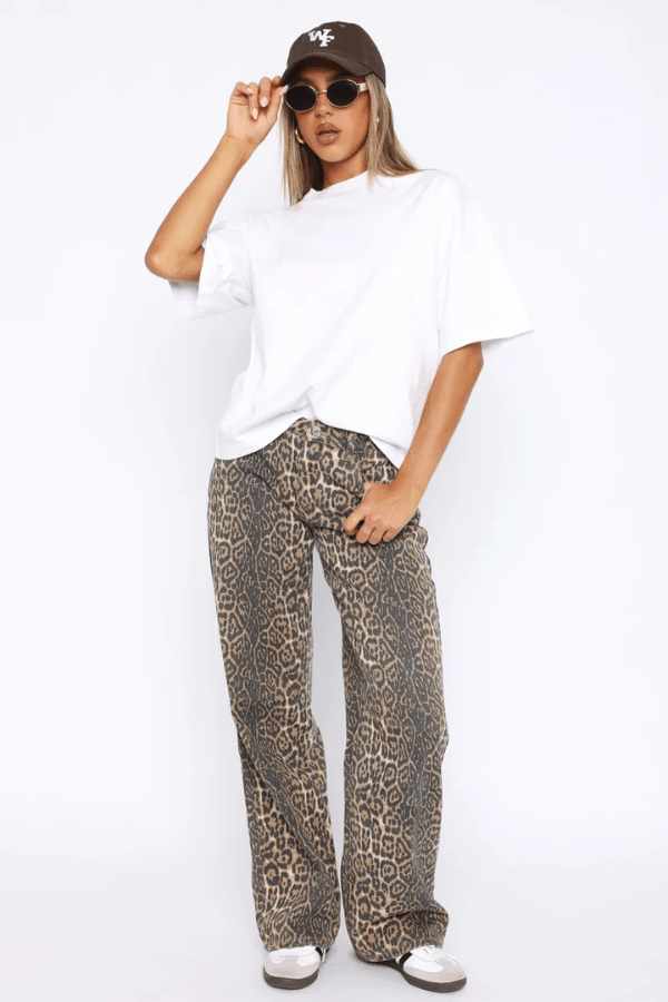 Nola Leopardenjeans