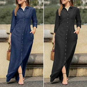 Haira Robe en denim