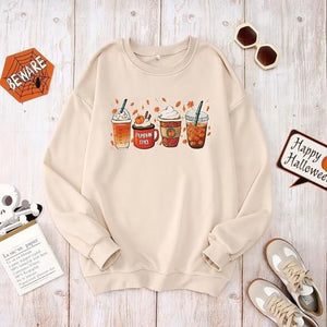 Jean Sweat-shirt Pumpkin Coffee