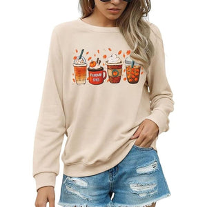 Jean Sweat-shirt Pumpkin Coffee