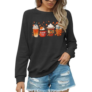 Jean Sweat-shirt Pumpkin Coffee