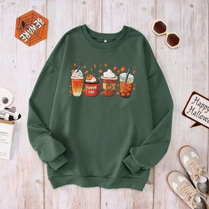 Jean Sweat-shirt Pumpkin Coffee