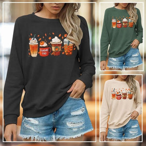 Jean Sweat-shirt Pumpkin Coffee