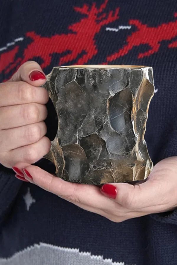 Ausgefallener Kristallbecher