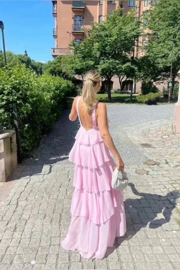 ethereal gown," "romantic silhouette," "flowing chiffon," "garden party attire," and "destination wedding dress
