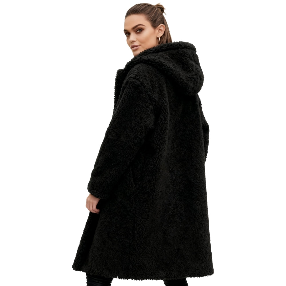 Plush bouclé jacket
- Cozy longline outerwear
- Fuzzy fleece overcoat
- Luxury teddy bear coat
- Warmest winter fashion coat
