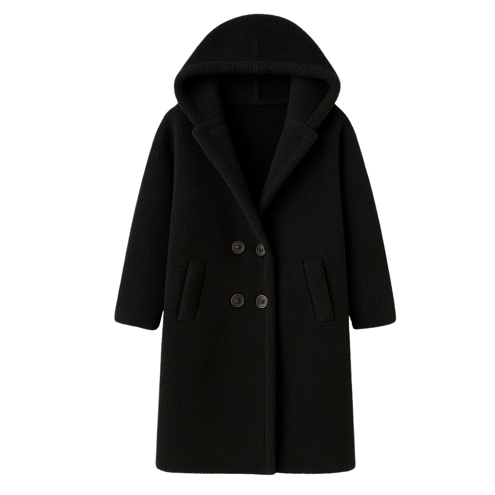 Plush bouclé jacket
- Cozy longline outerwear
- Fuzzy fleece overcoat
- Luxury teddy bear coat
- Warmest winter fashion coat