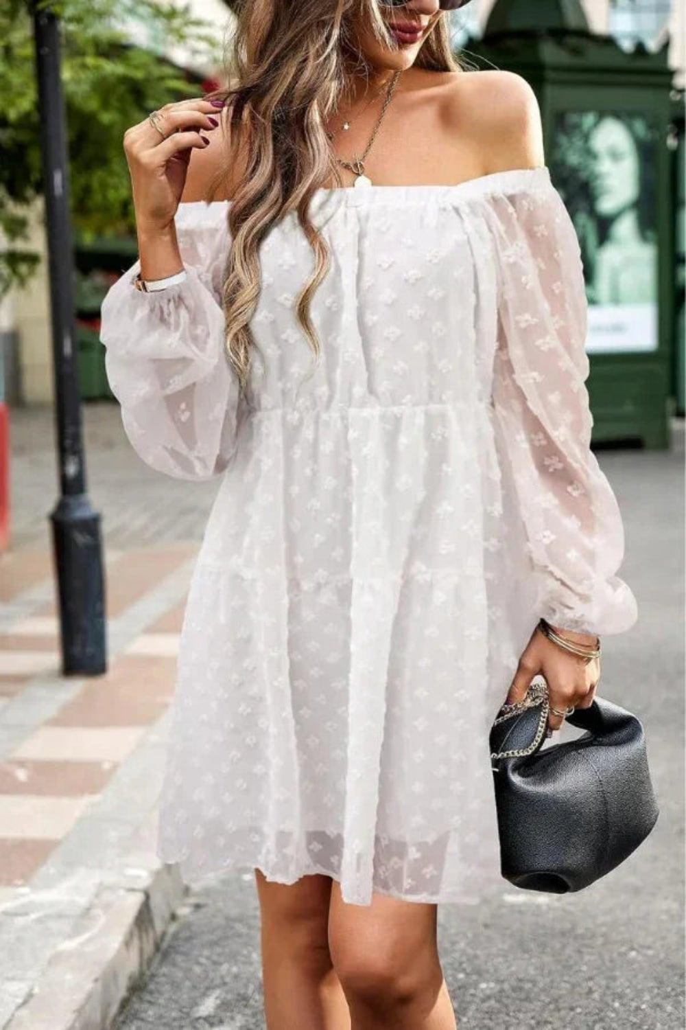romantic getaway outfit," "ethereal white dress," "garden party attire," and "effortless chic style