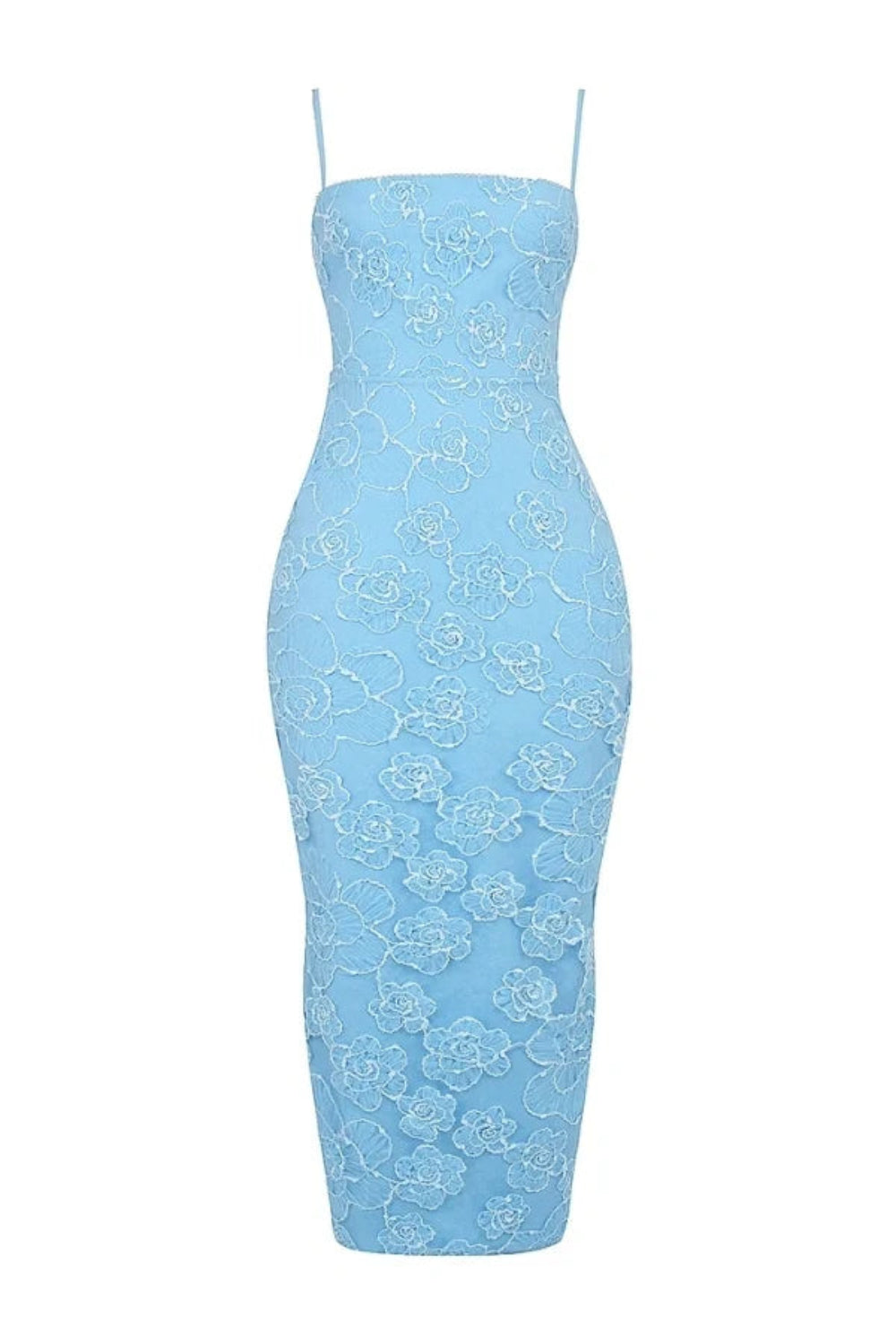 sky blue wedding guest dress," "powder blue prom gown," "bodycon evening dress with flowers," "elegant summer formal wear," "destination wedding attire