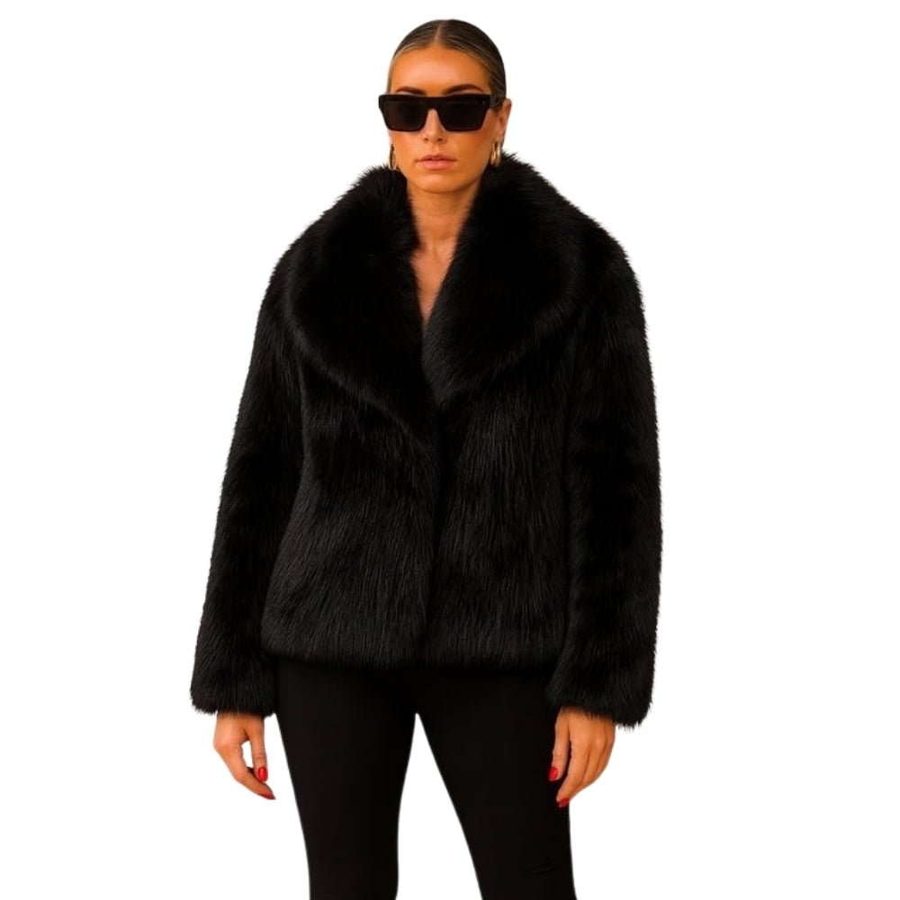 cruelty-free fashion, ethical outerwear, sustainable luxury, winter wardrobe essential, capsule collection piece, evening jacket, chic layering