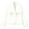 quiet luxury outerwear, minimalist winter jacket, cropped evening coat, wedding guest jacket, what to wear over a formal dress, ethical fur coat, faux mink jacket