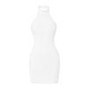 White kouvr sleeveless dress on a white background