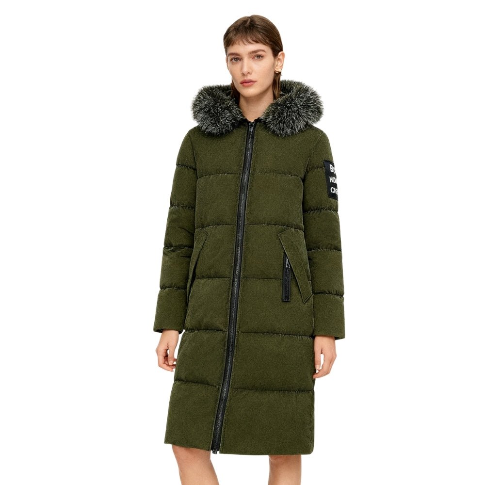 cold-weather essential," "insulated outerwear," "urban utility jacket," "fashionable winter gear," and "statement coat