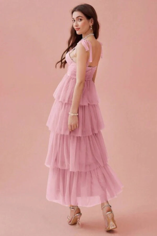 ethereal silhouette,garden party attire, A-line skirt, flattering fit, balletcore aesthetic, and special occasion dress