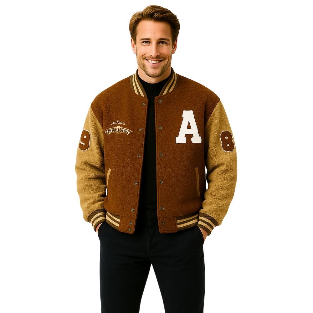Wellness Boucle Varsity Jacket main image 1