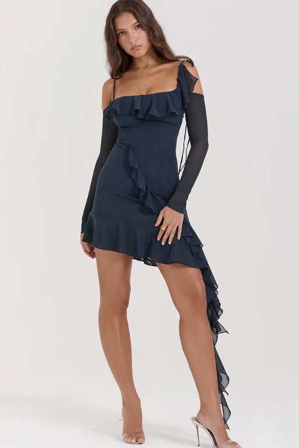 Naturally weave in terms like `evening attire`, `special occasion outfit`, `date night dress`, and `statement gown` within the description and on the product page.