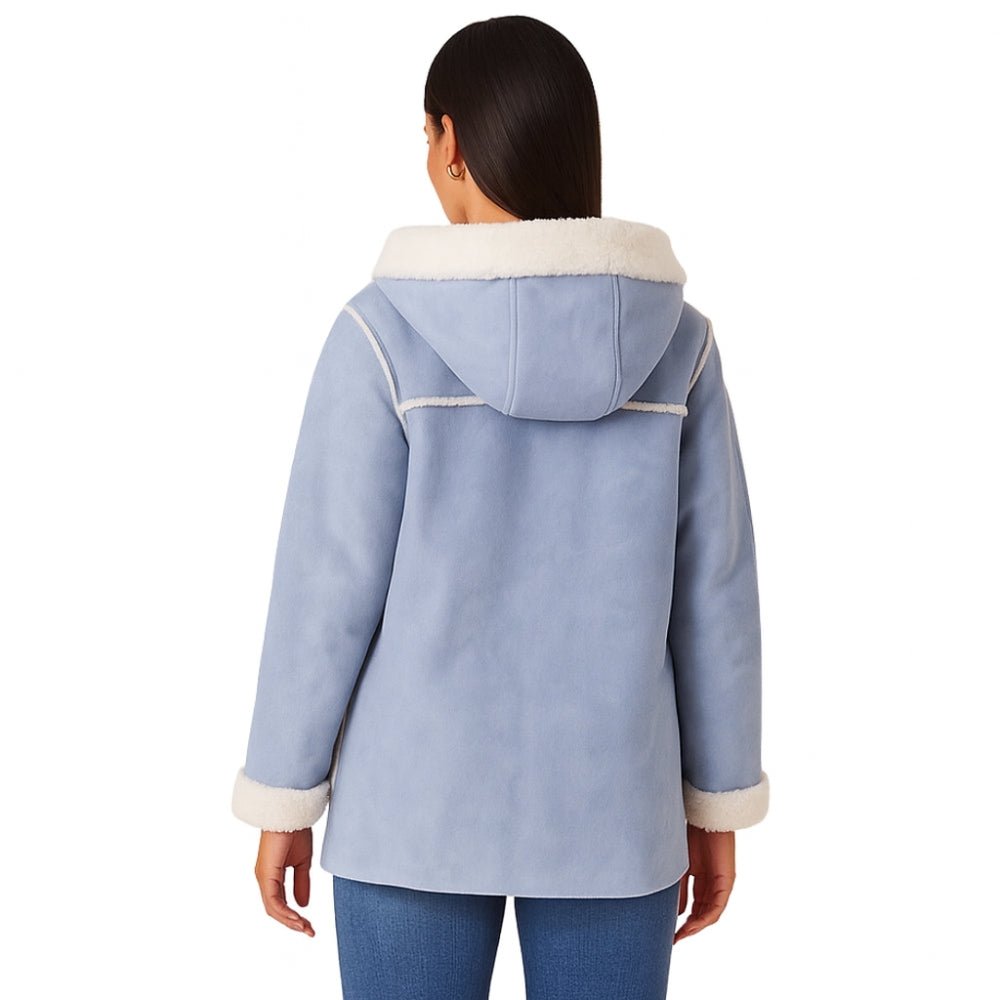 sherpa lined," "toggle coat," "hooded winter jacket," and "faux suede outerwear