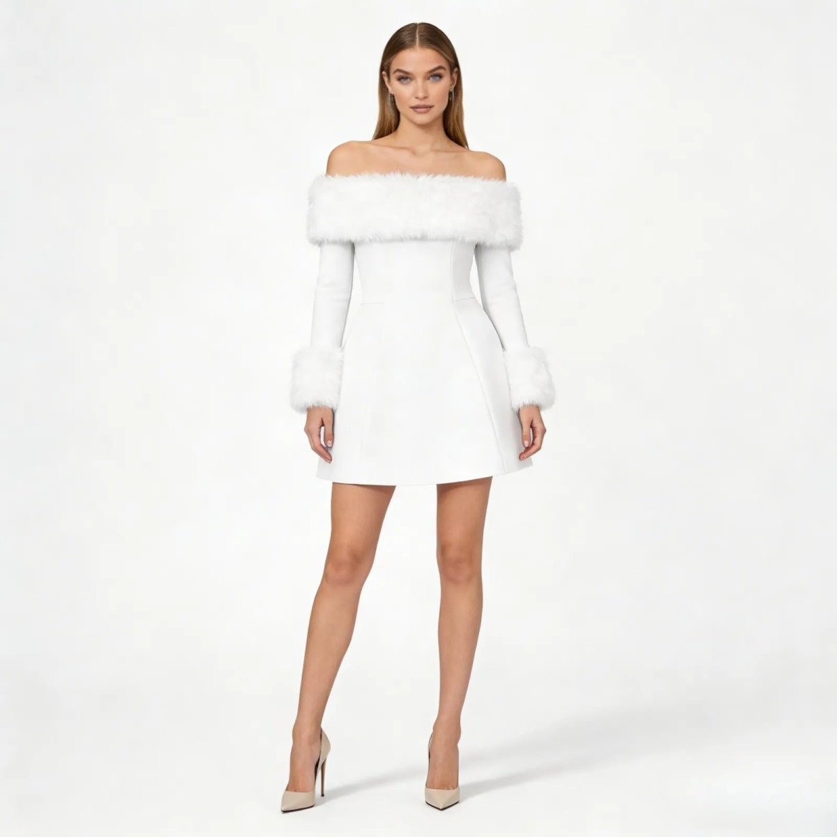 fitted lace wedding dress Emy