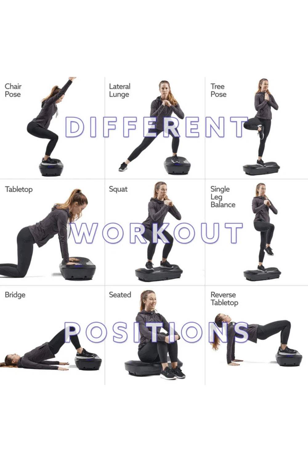LymphFlow Fitness whole body vibration plate for lymphatic drainage and home workouts